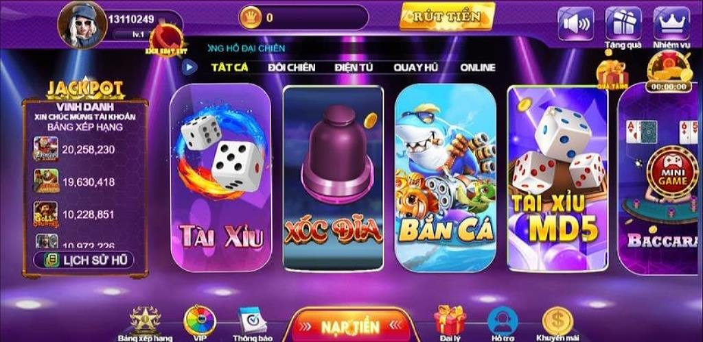 Nổ hũ chơi tại 68 game bài